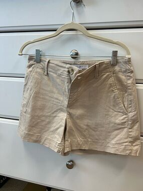 LOFT Beige/Tan Chino Bermuda Shorts